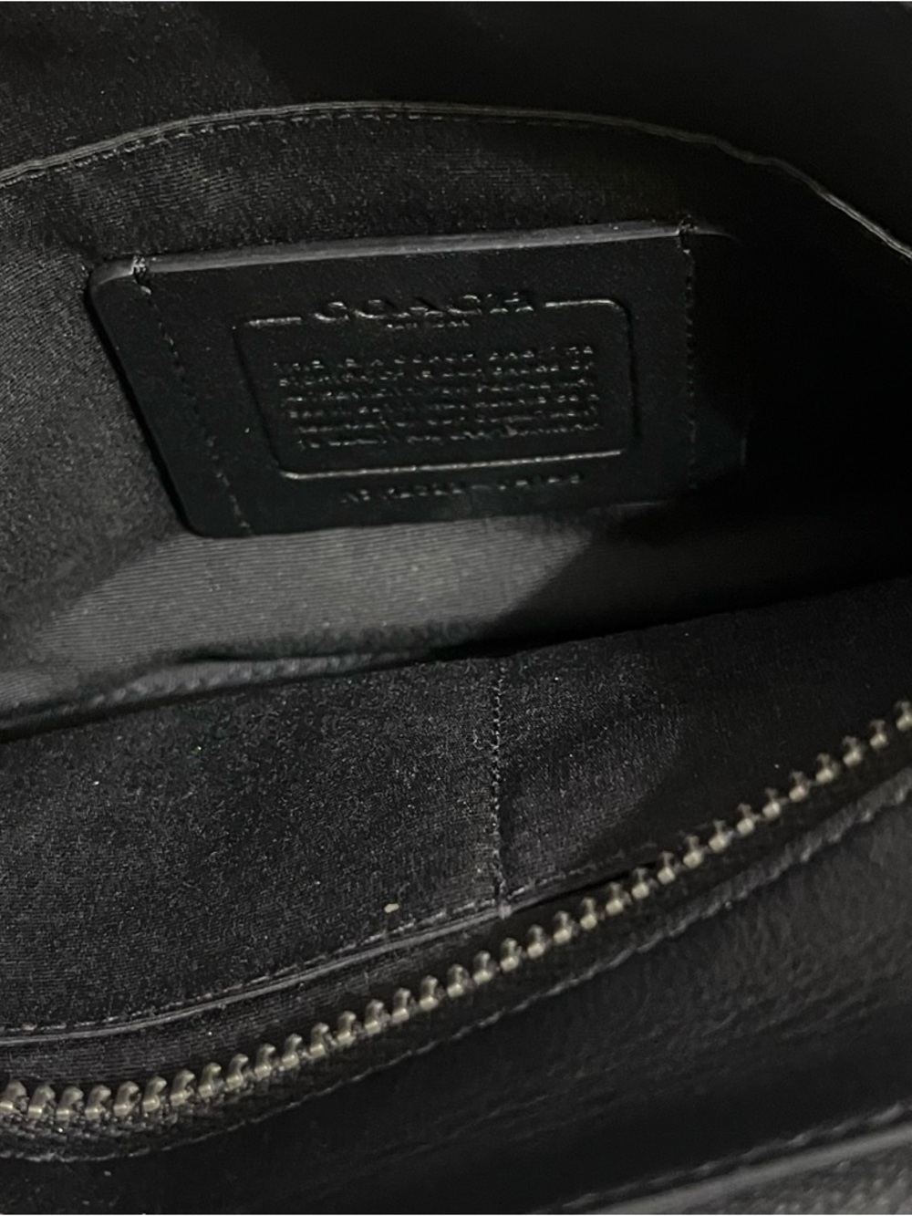 Coach Black Signature Messenger Bag - Picture 4 of 14